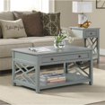 thumbnail image 3 of Alaterre Coventry Wood Coffee Table with 1 Drawer, Gray, 3 of 8