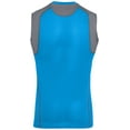thumbnail image 2 of Augusta Sportswear 2XL Astonish Sleeveless Jersey Power Blue/Graphite 2524, 2 of 4
