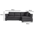 thumbnail image 4 of Sala Kessa Muebles Pisa Chaise Longue Grafito, 4 of 5
