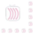 thumbnail image 2 of Guardurnaity Recambios para rizador de pestañas Buena elasticidad No es fácil de romper Mano de obra fina Reemplace la tira adhesiva Jade Pink rosa jade (cuatro) 10piezas, 2 of 3