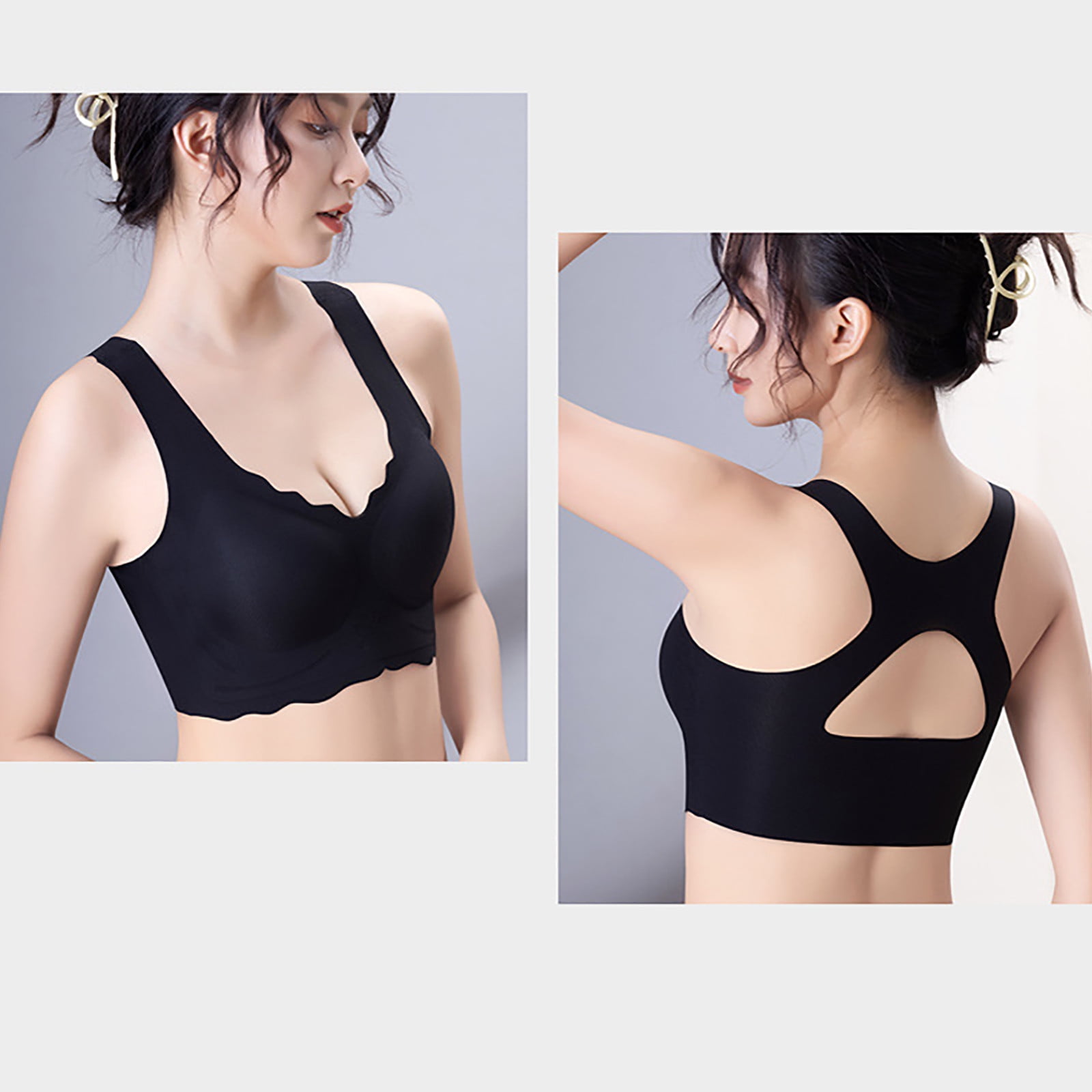 Lopecy-Sta Women's Bra Underwear Removable Shoulder Strap Daily