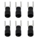 thumbnail image 4 of Cable 100PCS Terminal De Cable Aislado Tipo U Horquilla Pala Conectores De Cobre De Prensado Eléctrico 16-14AWG, 4 of 7
