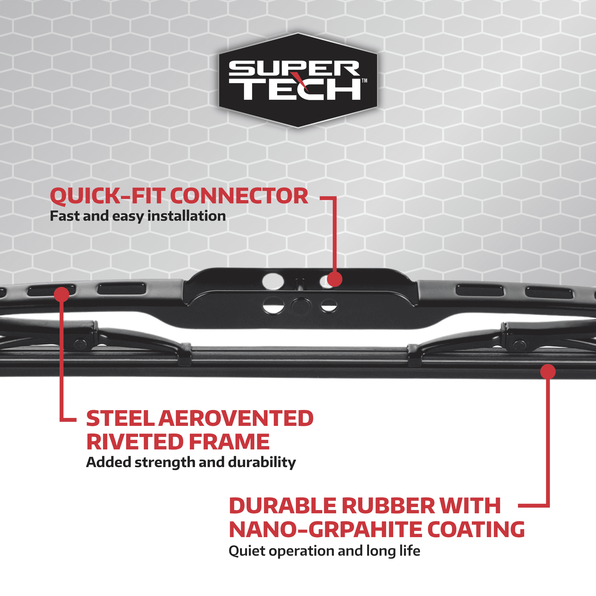 26" Super Tech Conventional Wiper Blade