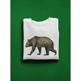 thumbnail image 3 of Wild Bear Drawing Sweatshirt Men -Image by Shutterstock, Male Large, 3 of 4