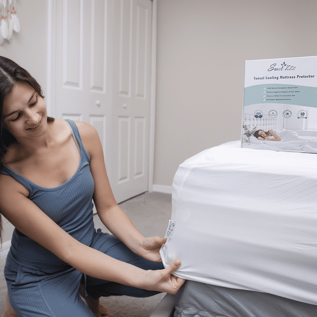 Sweet Zzz Water Proof Cooling Mattress Cover and Protector