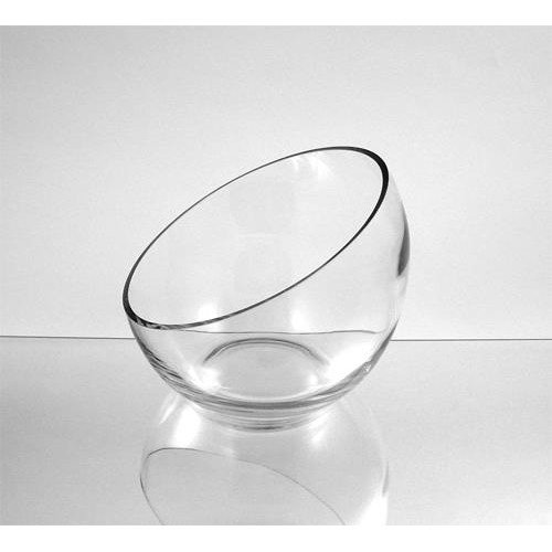 WGV International Slant Cut Bowl Glass Vase