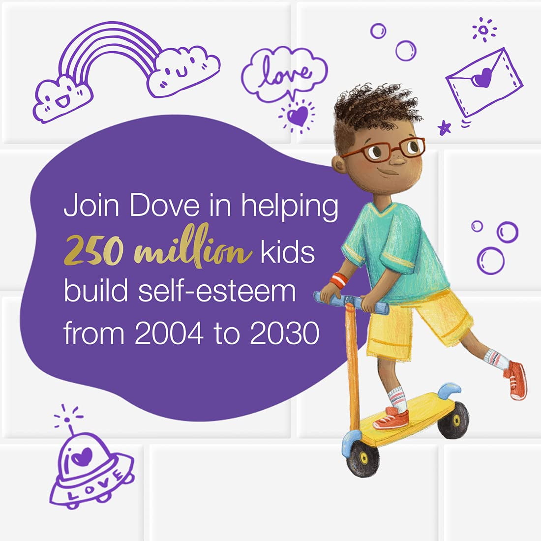 Dove Foaming Body Wash MMF7&nbsp;For Kids 4 Count Berry Smoothie Hypoallergenic Skin Care 13.5 oz