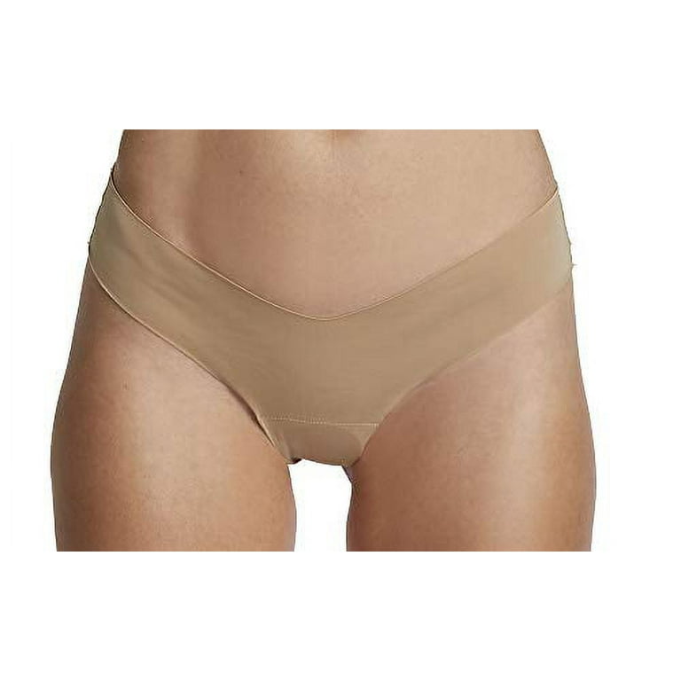 Alessandra B Camel Toe Cover Brief M7712 Nude or Black ( Small - Med/Large  )