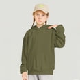 thumbnail image 6 of HAiming Kids Sweatshirts Long Sleeve Hoodies with Pockets Loose Casual Comfy Fall Winter Vacation Workout Tops, 6 of 9