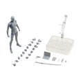 thumbnail image 1 of Tholdsy Juego de cuerpo de figuras con soporte de exhibición de figuras para decoración de dormitorio Juguetes macho gris 15 cm, 1 of 1