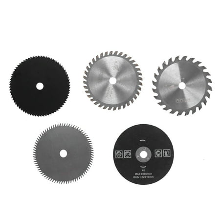 

5-Piece Carbide Cutting Blade Small Circular Saw Blade 85mm Woodworking Household DIY Saw Blade