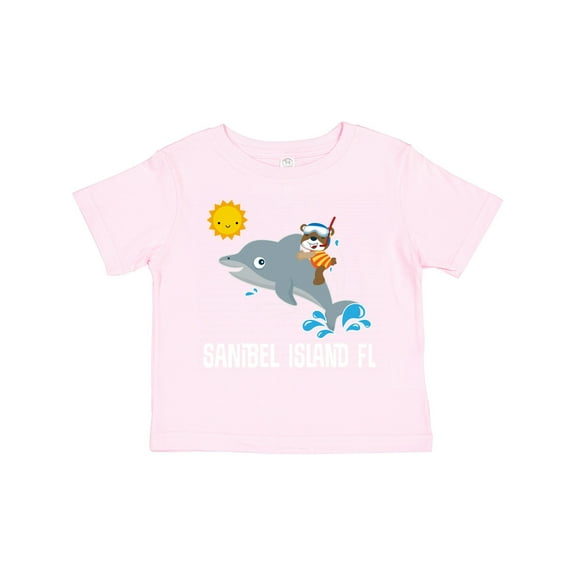 Inktastic Sanibel Island Florida Dolphin Boys or Girls Toddler T-Shirt