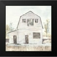 thumbnail image 2 of Paschke, Chris 20x20 Black Modern Framed Museum Art Print Titled - White Barn VI, 2 of 5