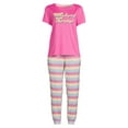 thumbnail image 4 of Secret Treasures Women's and Women's Plus Size T-Shirt and Joggers Pajama Set, 2-Piece, 4 of 5