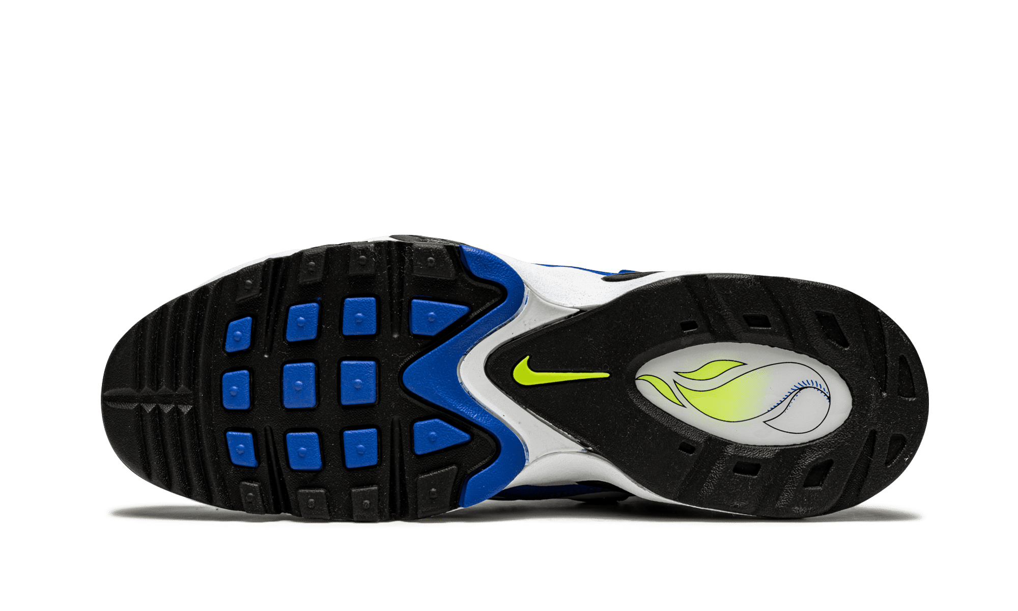 NIKE MENS Air Griffey Max 1 "Varsity Royal / Volt" DJ5161 400 from Stadium Goods