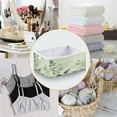 thumbnail image 4 of Cabinet Storage Basket 11.02x11.02x11.02 Inches Storage Box Foldable, Storable and Easy to Assemble ，Open Home Storage Bins ，Closet Storage Bins Green Leaf, 4 of 8