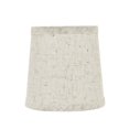 thumbnail image 2 of Aspen Creative 32832-2 Small Hardback Empire Shape Chandelier Clip-On Lamp Shade Set (2 Pack), Transitional Design in Flaxen, 5" bottom width (4" x 5" x 5"), 2 of 4