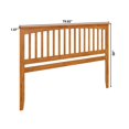 thumbnail image 3 of Pemberly Row Mission King Wood Headboard in Light Toffee, 3 of 8