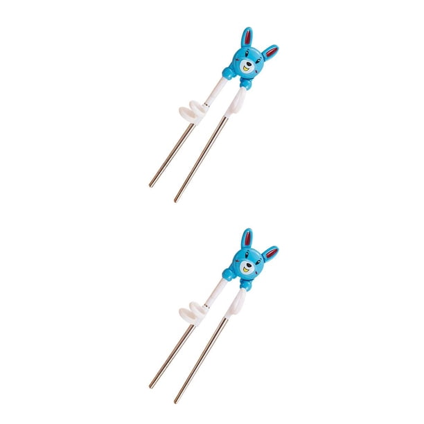 Advancent Palillos de metal Exquisitos niños Utensilios de cocina de acero inoxidable Sin rebabas Utensilios de comedor para niños Vajilla linda para Type1 NO1 Advancent CBP383366