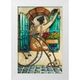 thumbnail image 1 of West, Ronald 13x18 White Modern Wood Framed Museum Art Print Titled - Lady in Window III, 1 of 4