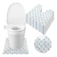 thumbnail image 2 of 50 Pack Disposable Toilet Mats Toilet Floor Protector From Urine, 2 of 5