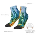 thumbnail image 6 of Naloa Bright Paper Cactus Scene Ankle Socks for Women Non Slip Socks No Show Socks Classic Low Cut Casual Socks Casual Socks, 6 of 7