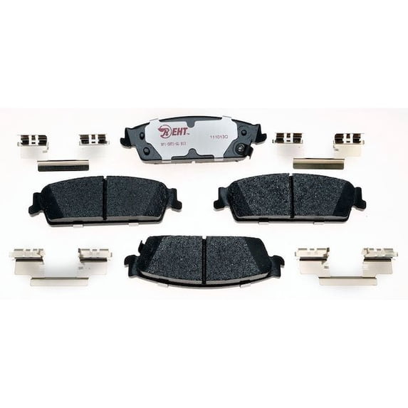 Rear Brake Pad Set - Compatible with 2007 - 2014 Cadillac Escalade ESV 2008 2009 2010 2011 2012 2013