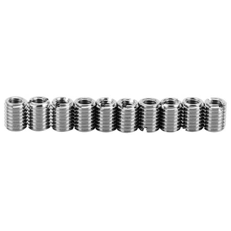 

DOACT 10Pcs Thread Repair Nut Stainless Steel Hardware Accessories M5x0.8 M8 X 1.25
