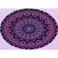 thumbnail image 1 of Ahgly Company Machine Washable Indoor Rectangle Transitional Orchid Purple Area Rugs, 2' x 3', 1 of 7