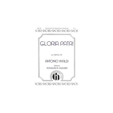 Antonio Vivaldi Gloria Music Book - Hinshaw Music Gloria Patri SSAATTBB composed by Antonio Vivaldi