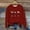 Red, variant on Tetras Christmas Top for Women,Women's Casual Long Sleeve Sweatshirt,Crewneck Vacation Christmas Printing Cute Loose Tops