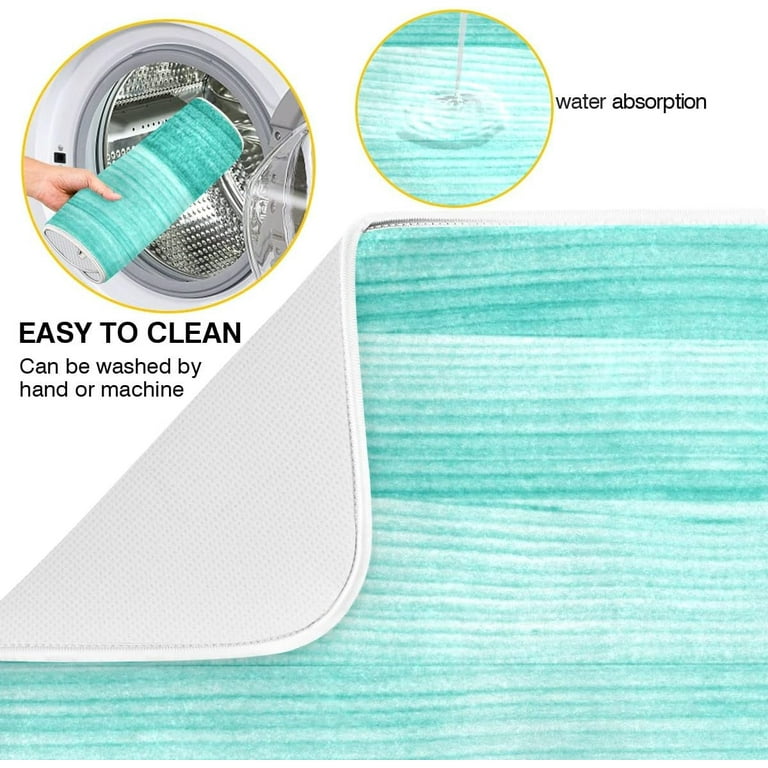  Wine Glass Dish Drying Mat For Kitchen 18 X 24 Inch Microfiber  Absorbent Bar Drying Mat Wasgable Glass Bottle Dish Drainer Rack Mat for  Home Coffee Bar Counter: Home & Kitchen