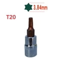 thumbnail image 2 of 2 Pcs Hex Torx Screwdriver Bit 1/4 inch Drive Socket Hand Tools T8-T40, 2 of 12