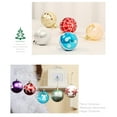 thumbnail image 4 of Christmas Tree Ornaments, Sparkling Baubles, 24PCS Plastic Christmas Decoration Balls, Big 6cm High Quality Holiday Decor for Hotels Restaurants Offices Buildings, 4 of 5