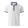 thumbnail image 6 of Runfenguu Mens Vacation Outfits, Men Outfits 2 Piecemen'S Summer Casual Collar Printed Pocket Lapel Short Sleeved Pants Set, 6 of 9