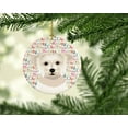 thumbnail image 2 of Shih-Tzu Gold #6 Christmas Ceramic Ornament 2.8 in x 2.8 in, 2 of 3