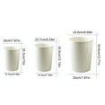 thumbnail image 3 of WUJDF Trash Can,Garbage Can Household Trash Can Sorting Living Room without Cover,Kitchen Trash Can,Small Trash Can Wastebasket,Garbage Container Basket for Bathrooms,Garbage Can 6.4"X10", 3 of 9
