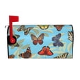 thumbnail image 2 of Daiia Multicolored Butterflies Mailbox Cover , Magnetic Welcome Mailbox Wraps Post Letter Box Cover for Garden Yard Home Decor-21x18 in, 2 of 9