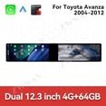 thumbnail image 2 of ZWNAV Dual 12.3 inch Screen Car Radio For Toyota Avanza 2004-2012 Android GPS Navigation Multimedia Video Player Stereo Receiver Head Unit, 2 of 14