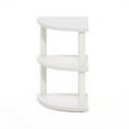 thumbnail image 5 of Furinno Turn-N-Tube 3-Tier Corner Countertop Organizer Shelf, White/White, 5 of 6