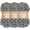 004 Grey, variant on Minzimin JubileeYarn Fun Finger Loops Yarn Jumbo Polyester 100g/Skein 3 Skeins