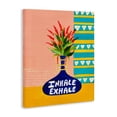 thumbnail image 4 of Inhale Exhale Flower Vase Canvas Wall Art, design by Nabeela Rumi, 4 of 8