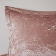 thumbnail image 6 of Izzovium Blush Velvet Duvet Cover Set King/Cal King, 4-Pc Crushed Velvet Bedding with Throw Pillow, Diamond Quilted, 6 of 16