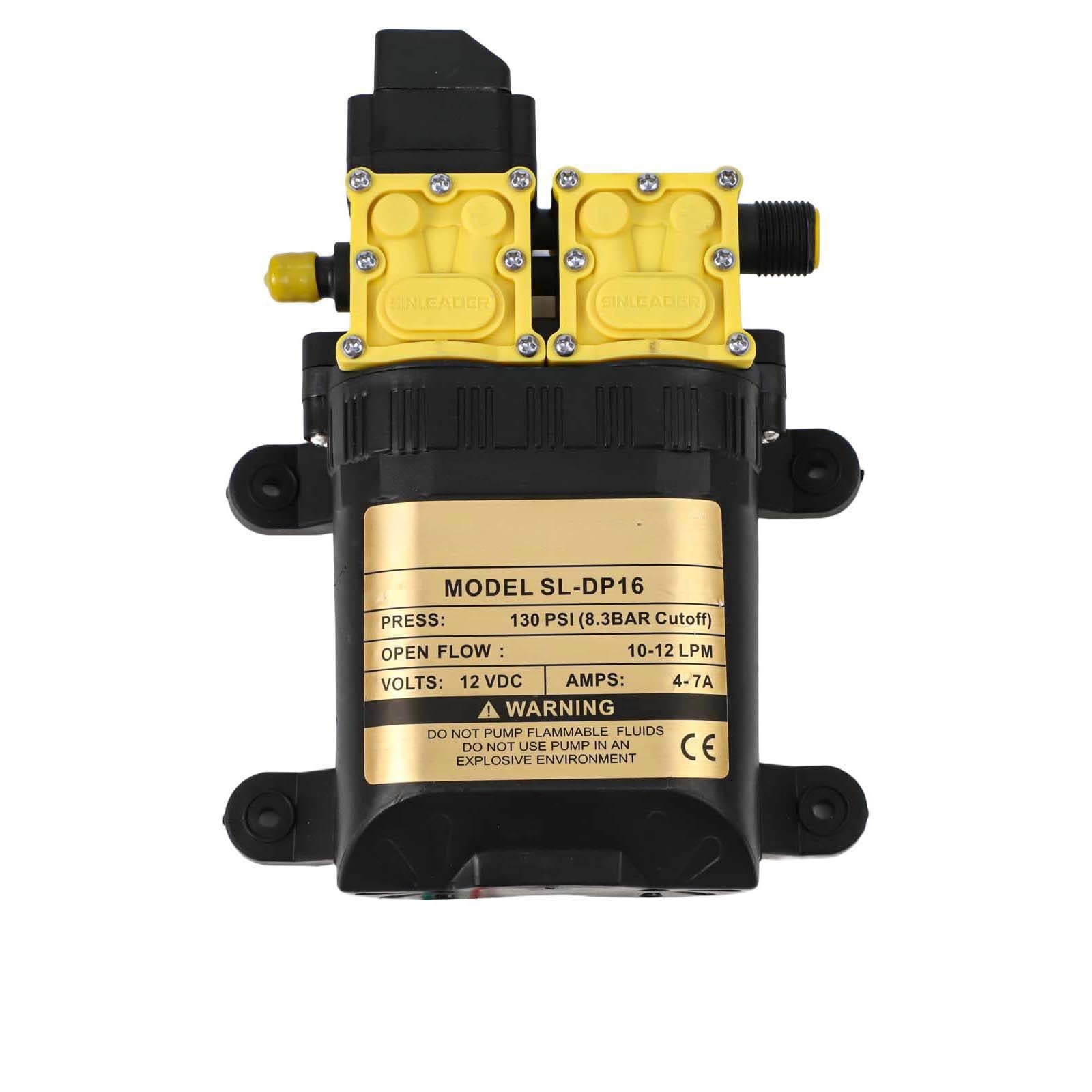 12V Dual Core Power Water Pump Motor Agricultural Electric Sprayer Dual Pump