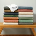 thumbnail image 6 of Great Bay Home Quick Dry Loop Textured 6-Piece Towel Set, Forest Green, 6 of 6
