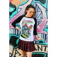 thumbnail image 3 of Marvel X-Men 90's Heroes Glow Cover Raglan Style 3/4 Length Sleeve Adult Graphic Shirt, 3 of 4