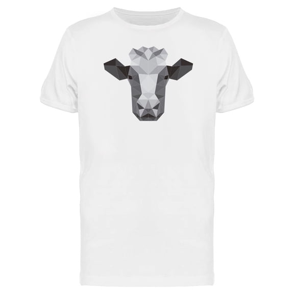 Abstract Gray Cow Head Tee Men's -Image by Shutterstock