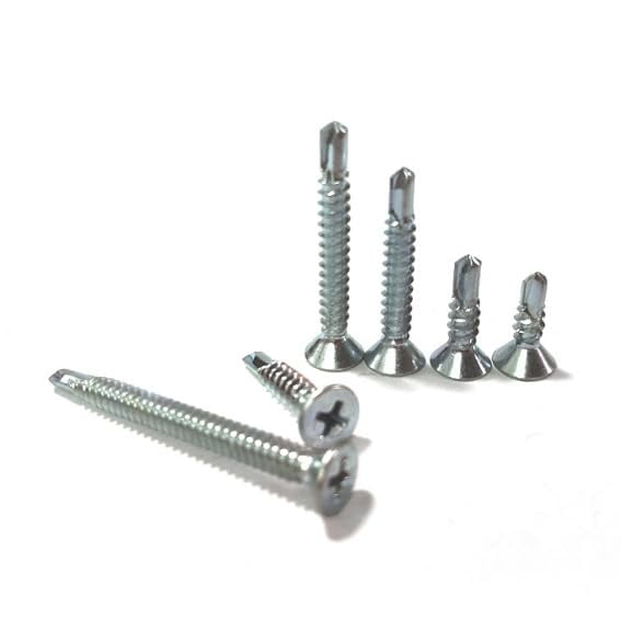 Stainless Steel Wood Screws, Assorted Sizes, Set of 5