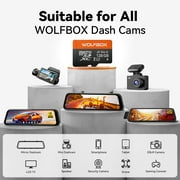 WOLFBOX 128GB SD Card Class 10 U3 for WOLFBOX All Dash Cam/Car Cameras Device