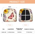 thumbnail image 3 of Pioneer Flower and Butterfly Seat Covers for Dining Room Chairs Set Of 4,Stretch Printed Washable Chair Seat Cover with Elastic Ties and Button,Removable Waterproof Couch Cushion Covers, 3 of 6